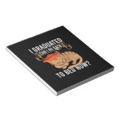 Bloc-note Cadeau de diplôme | Je Suis Diplômé Puis-Je Reveni (Incliné)