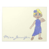 Bloc-note Cadeau de l'enseignant de danse personnalisée Lyri (Devant)