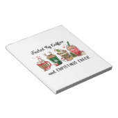 Bloc-note Cadeau De Noël Alimenté Par Café Et Soirée De Noël (Incliné)