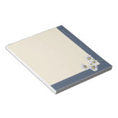 Bloc-note Cadeau de Noël Fleur de Daisy Aquarelle Boho (Incliné)