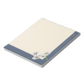 Bloc-note Cadeau de Noël Fleur de Daisy Aquarelle Boho (Tourné)