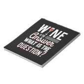 Bloc-note Cadeau de Noël | Le Vin Est La Réponse (Tourné)