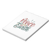 Bloc-note Cadeau de Noël | Paix sur Terre (Tourné)