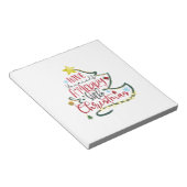 Bloc-note Cadeau de Noël, un joyeux petit Noël (Incliné)