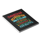 Bloc-note Cadeau de Noël Vagues de Noël Une baguette magique (Incliné)