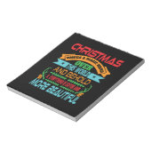 Bloc-note Cadeau de Noël Vagues de Noël Une baguette magique (Tourné)