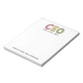 Bloc-note Cadeau de PDG Directeur Général Patron (Tourné)