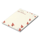 Bloc-note Cadeau de plan en papier personnalisé enseignant c (Tourné)