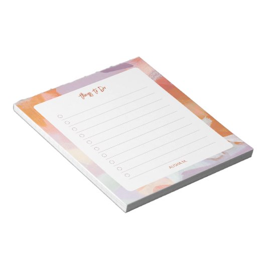 Bloc-note Cadeau de reconnaissance pour enseignant École per (Incliné)