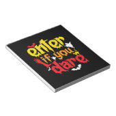 Bloc-note Cadeau Halloween | Entrez Si Vous Osez Anniversair (Incliné)