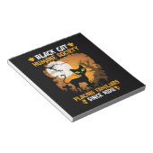 Bloc-note Cadeau Halloween | Société humaine Placer des fami (Incliné)