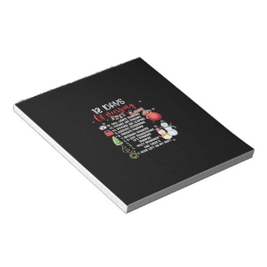 Bloc-note Cadeau infirmière | 12 Jours D'Infirmière (Incliné)