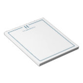 Bloc-note Cadeau initial pour papeterie de bureau pour homme (Incliné)
