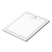 Bloc-note Cadeau initial pour papeterie de bureau pour homme (Tourné)