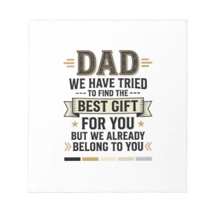 Bloc-note Cadeau Meilleur Papa Vous Appartient Chemise Vinta