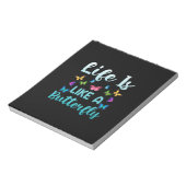 Bloc-note Cadeau Papillon | La Vie Est Comme Un Papillon (Tourné)