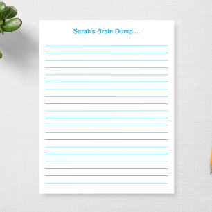 Bloc-note Cadeau personnalisé 11 x 8,5 Lined Teacher Cadeau 