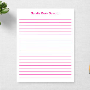 Bloc-note Cadeau personnalisé 11 x 8,5 Lined Teacher Cadeau