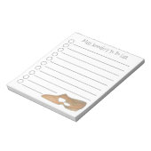 Bloc-note Cadeau personnalisé Tan Lyrique Moderne Danse Ense (Tourné)