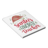 Bloc-note Cadeau pour Enseignant | L'enseignant préféré du P (Incliné)