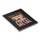 Bloc-note Cadeau Quilter | Pédale Au Métal (Incliné)