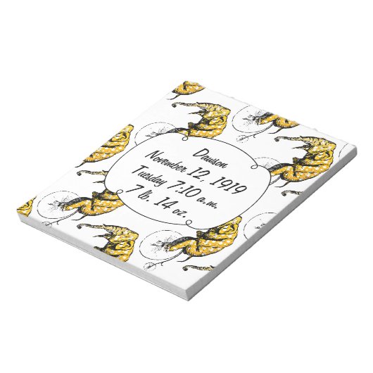 Bloc-note Cadeaux Circus Elephant (Tourné)