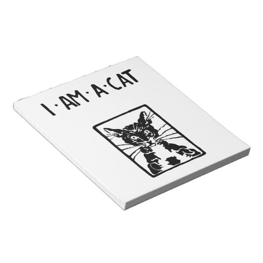 Bloc-note Cadeaux de chats noirs (Incliné)