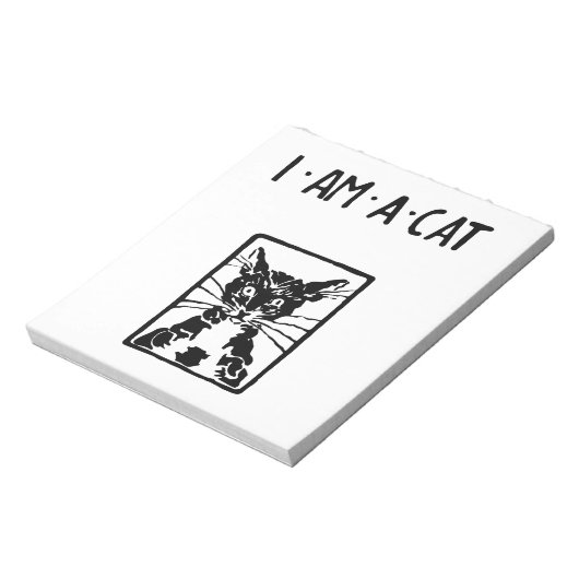 Bloc-note Cadeaux de chats noirs (Tourné)