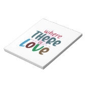 Bloc-note Cadeaux de mariage | Où Il Y A L'Amour (Tourné)