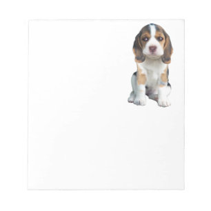 Bloc-note Cadeaux de portrait de chiot de beagle
