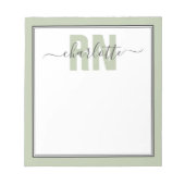 Bloc-note Cadeaux d'études d'infirmière autorisée (Devant)