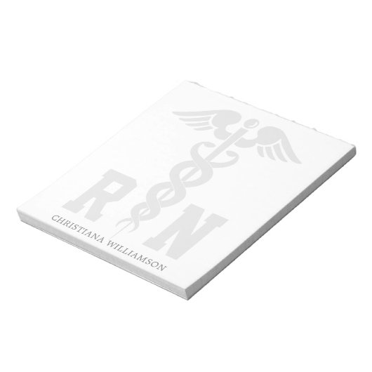 Bloc-note Cadeaux d'études d'infirmière autorisée (Tourné)