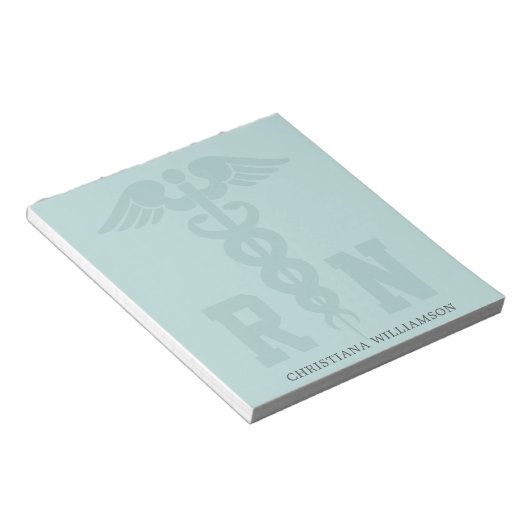 Bloc-note Cadeaux d'études d'infirmière autorisée (Incliné)