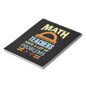 Bloc-note Cadeaux Enseignants en mathématiques Les enseignan (Tourné)