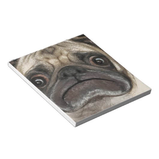 Bloc-note Cadeaux Grumpy Puggy (Incliné)