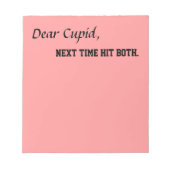 Bloc-note Cadeaux moqueurs cadeaux Anciens Valentines jour c (Devant)