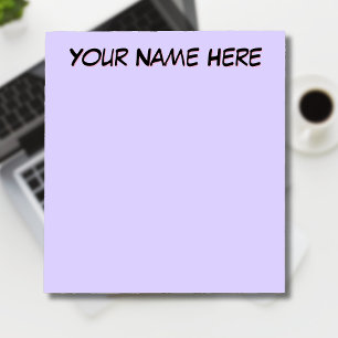 Bloc-note Cadeaux Personnalisés pour Enseignants Lilas Paste