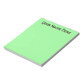 Bloc-note Cadeaux Personnalisés pour Enseignants Pastel Mint (Tourné)
