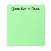 Bloc-note Cadeaux Personnalisés pour Enseignants Pastel Mint (Devant)