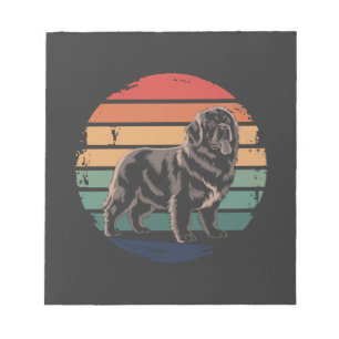 Bloc-note Cadeaux Rétro Terre-Neuve Vintage pour Hommes Amou