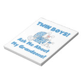 Bloc-note Cadeaux Twin Boy Grandsons (Tourné)