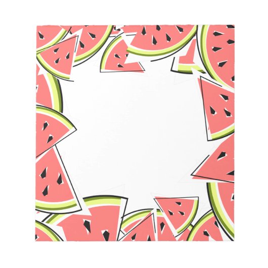 Bloc-note Cadre de pastèque (Devant)