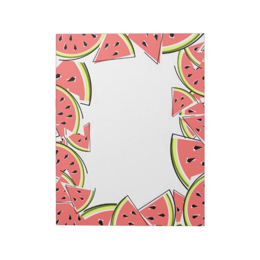 Bloc-note Cadre de pastèque (Tourné)