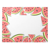 Bloc-note Cadre de pastèque (Devant)