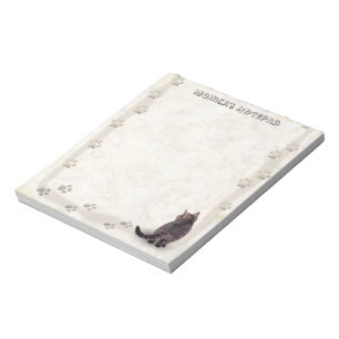 Bloc-note Cadre de patte de chat