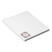 BLOC-NOTE CADRE FLORAL D'ORCHIDEE (Incliné)