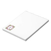 BLOC-NOTE CADRE FLORAL D'ORCHIDEE (Tourné)