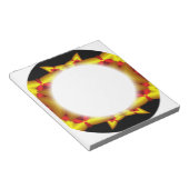 Bloc-note Cadre fractal circulaire (Incliné)