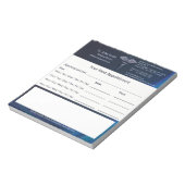 Bloc-note Caduceus Chrome sombre Holographe Médicale Rendez- (Tourné)