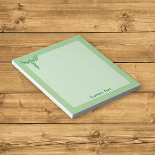 Bloc-note Caduceus with Leaves Notepad